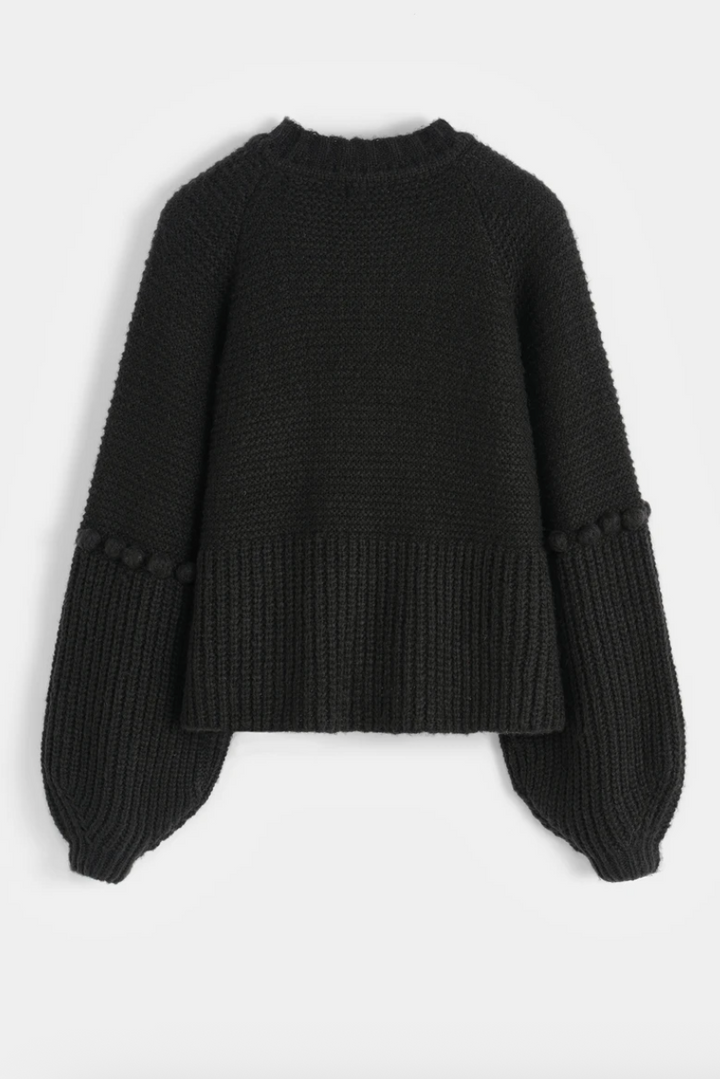 SELECTED BY KABARE - Isla - Mjuk cardigan med ballongärm