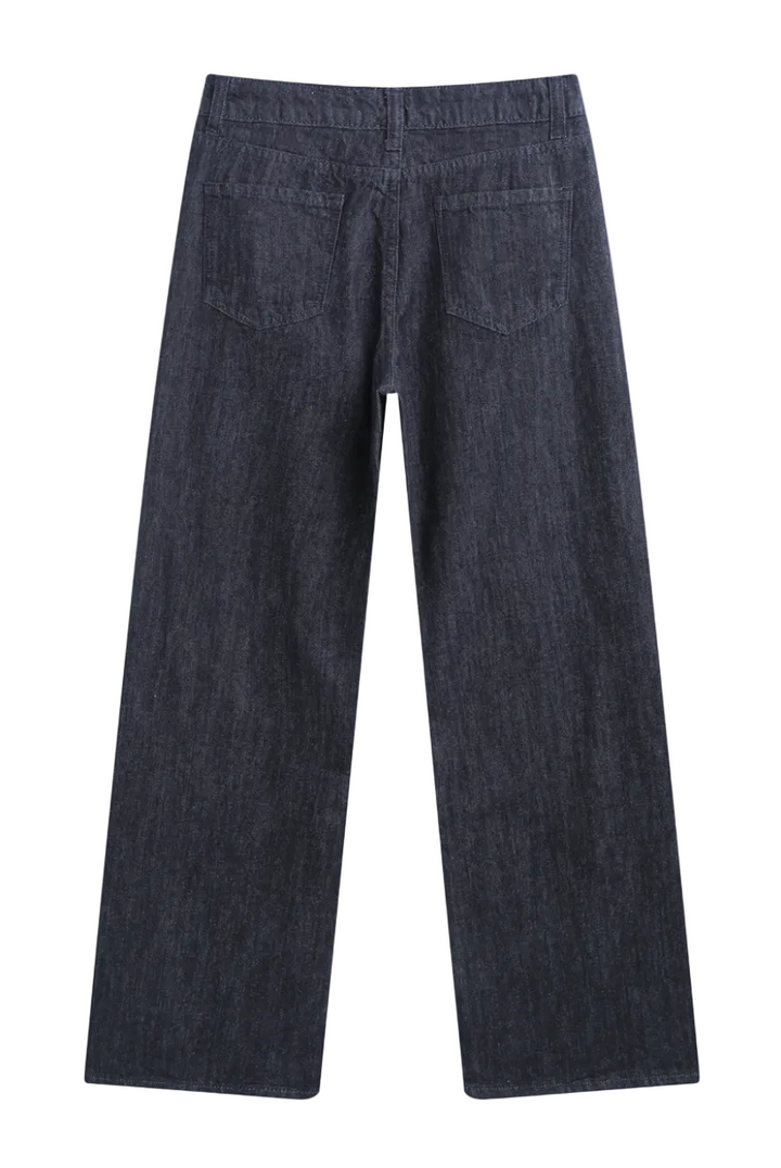 SELECTED BY KABARE - Stud - Jeans med silvernitar - Denim