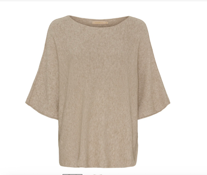 MARTA - Sia Soft Knit - Medium Beige