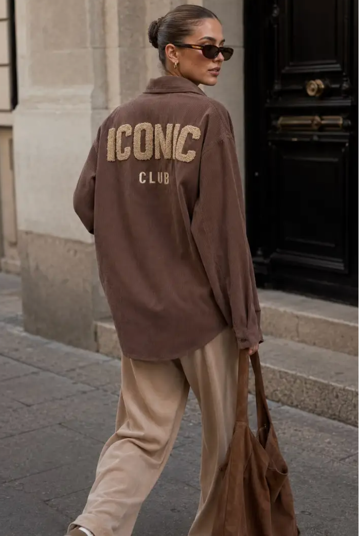 SIA Iconic - Oversized Manchester Shirt - Brown