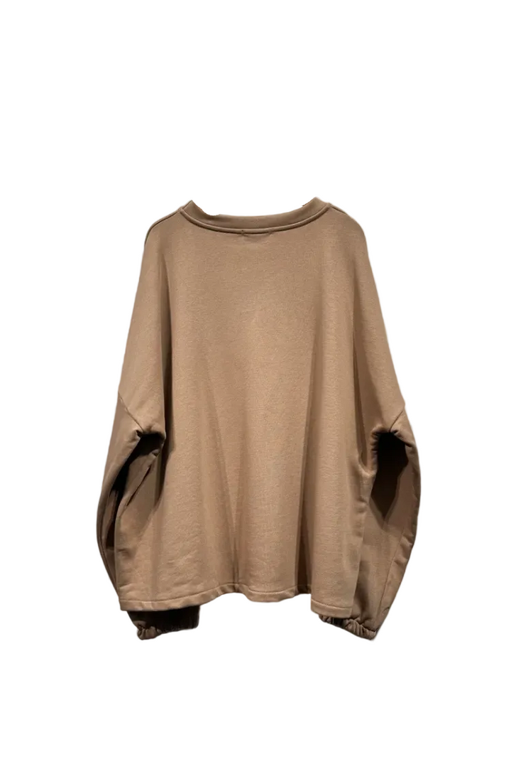 CARAMELL - Oversized Sweatshirt  - Brownish