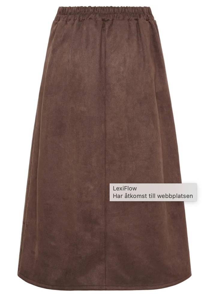 MARTA - Nandina Mocka Skirt - Brown