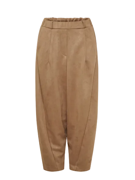 MARTA - Pilea Mocka Pants - Camel