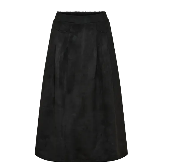 MARTA - Nandina Mocka Skirt - Black
