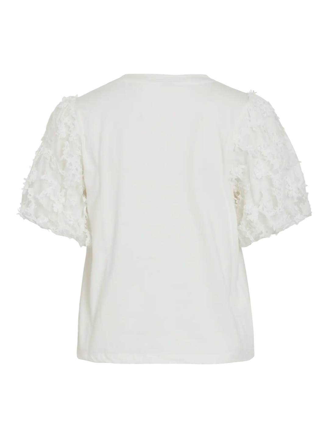 ONESCA - T-shirt med dekorärm - Vit
