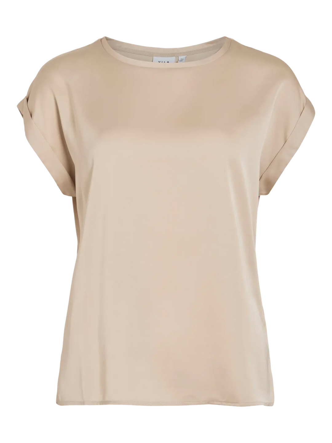 ELLETTE - Satin T-shirt - Cement