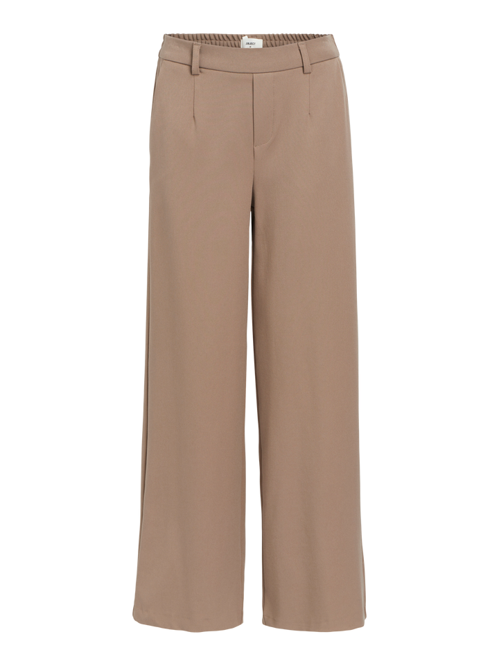 Lisa - Wide Suit Pants - Fossil