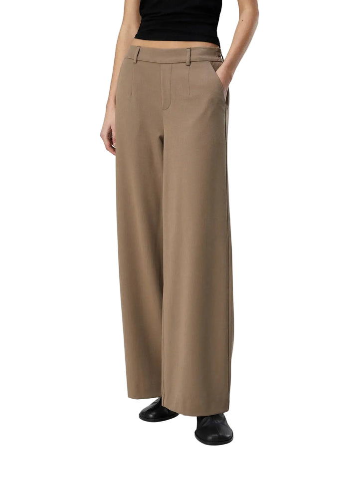 OBJECT - Lisa Wide Pants - Fossil