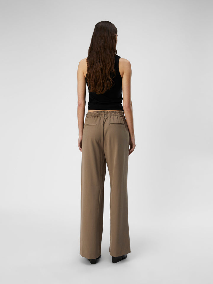 Lisa - Wide Suit Pants - Fossil