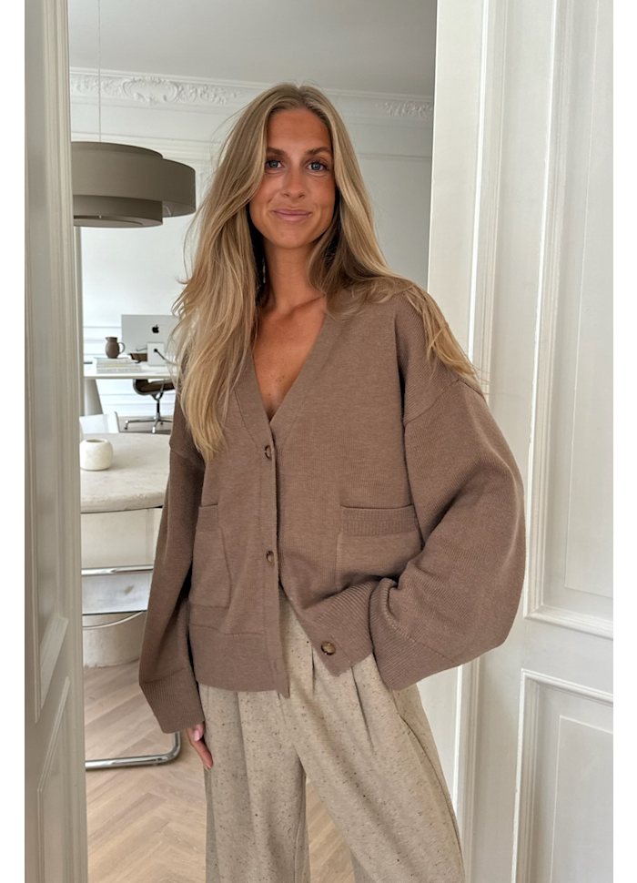 MOLLY - Cardigan - Brown