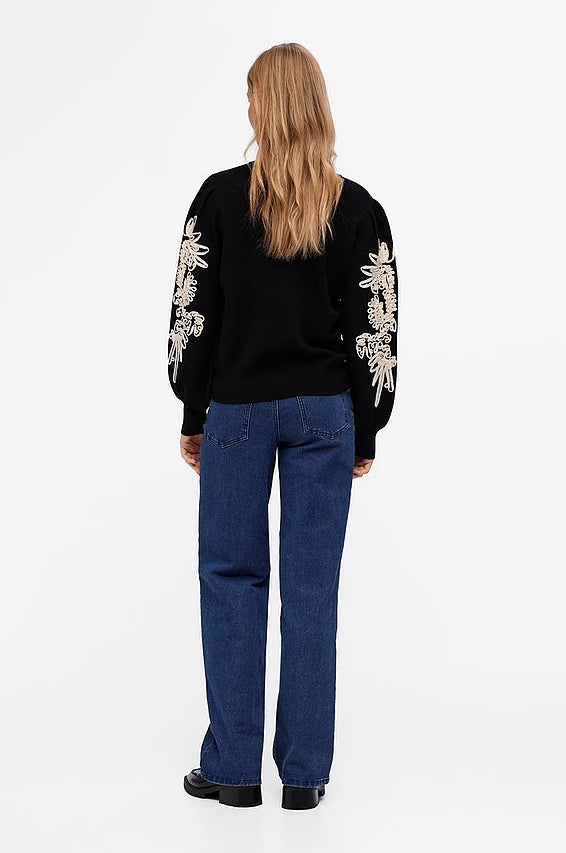 OBJECT - Joana Knit Pullover - Black