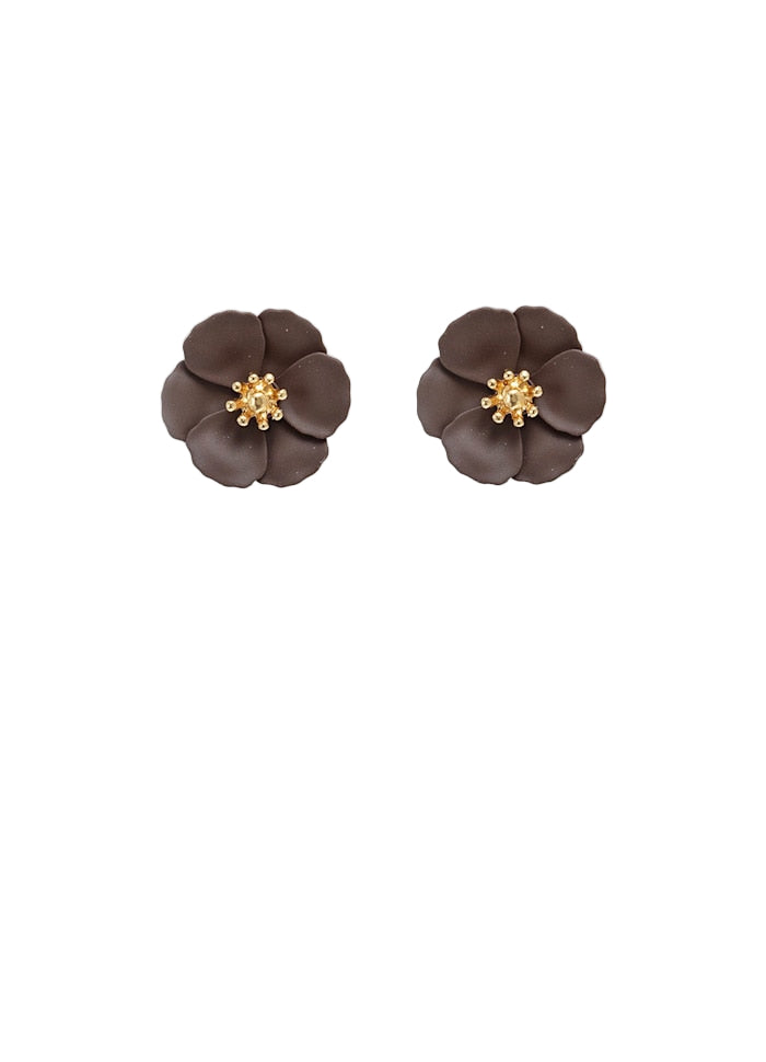 BOW 19 - Flower - Dark brown