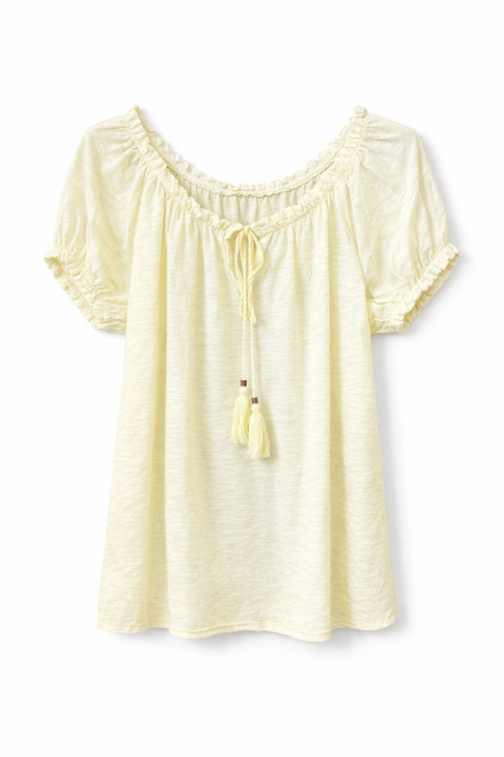 SELECTED BY KABARE - Haley - Singoalla blouse - Light Yellow