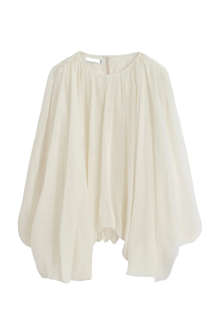 SELECTED BY KABARE - Dasha - Boho Blus - Offwhite