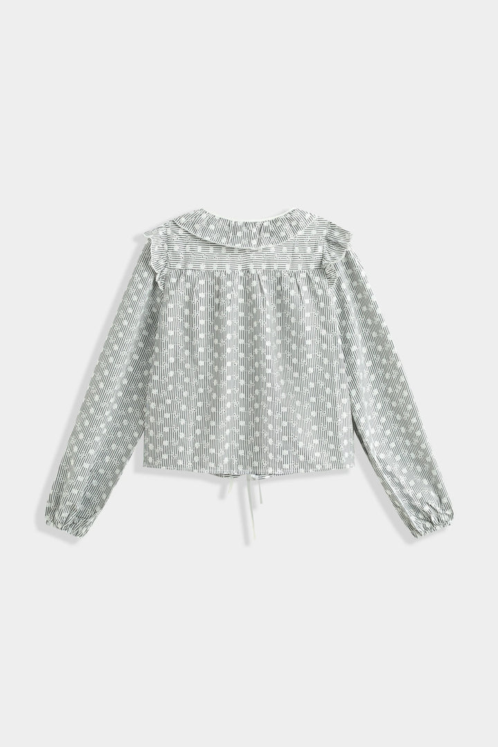 KENZA - Volangblus i jaquard - Striped