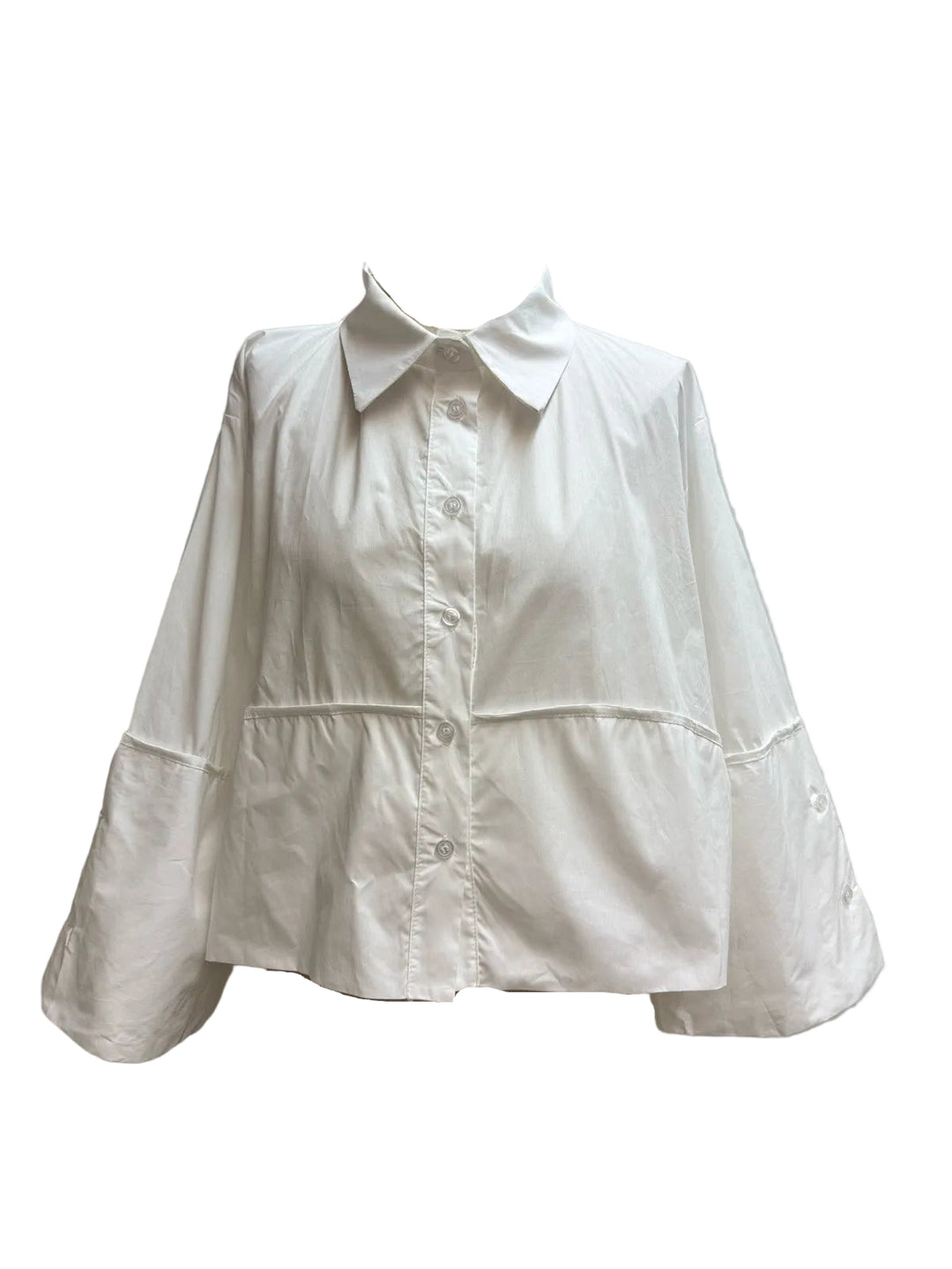 SELECTED BY KABARE - Josia - Skjorta med vid ärm - Vit