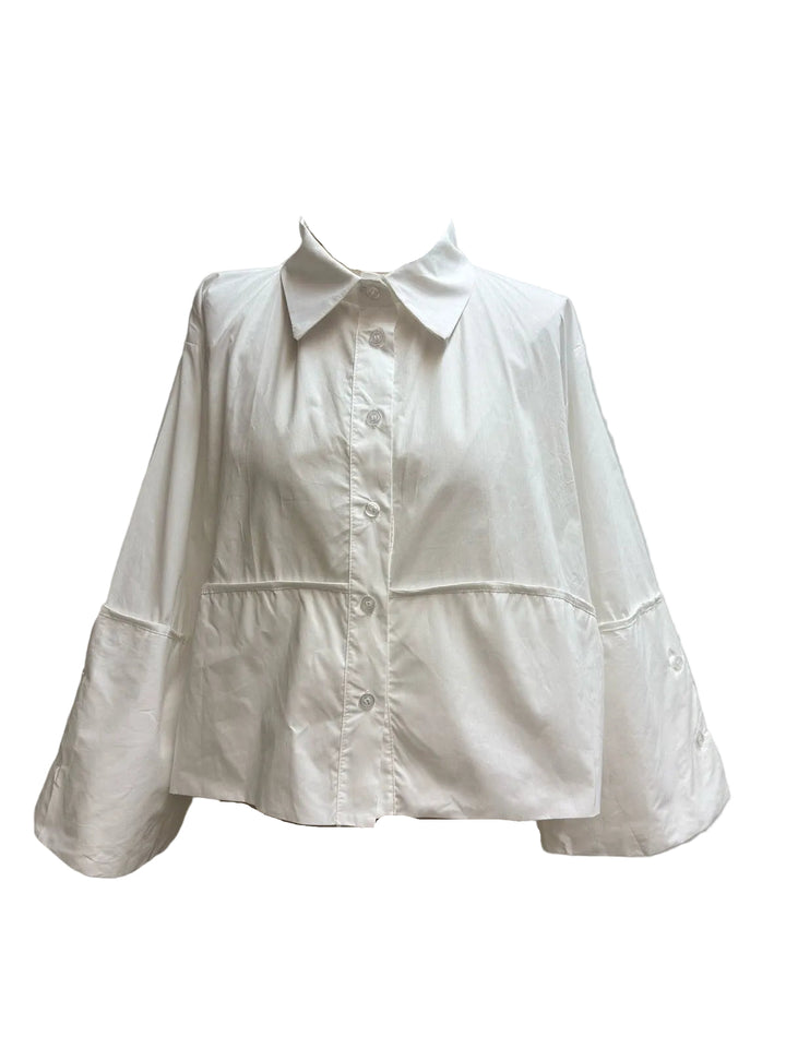 SELECTED BY KABARE - Josia - Skjorta med vid ärm - Vit