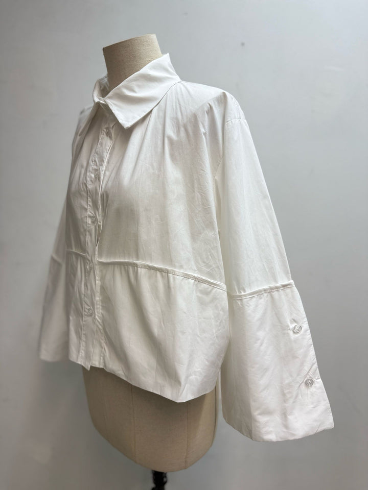 SELECTED BY KABARE - Josia - Skjorta med vid ärm - Vit