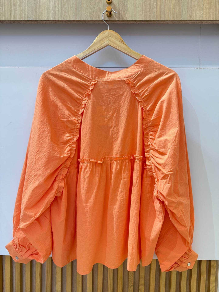 FLORIDA - Bohemisk bomullsblus - Orange