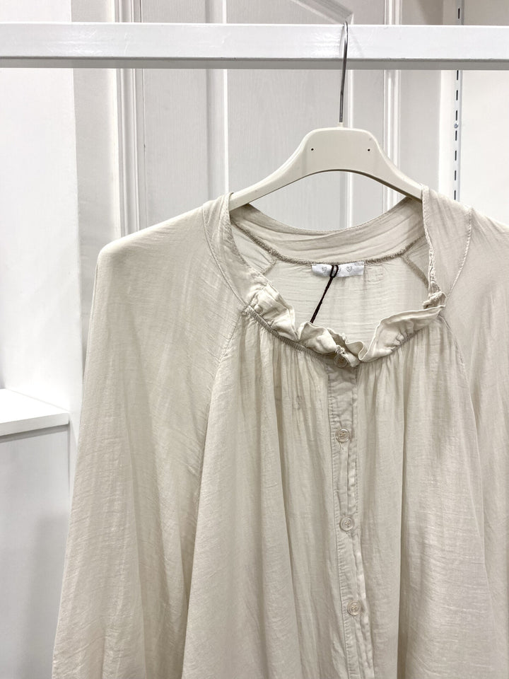 FLORIDA - Bohemisk bomullsblus - Beige