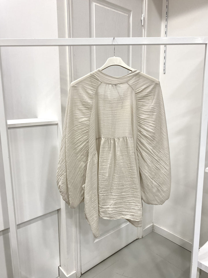 FLORIDA - Bohemisk bomullsblus - Beige