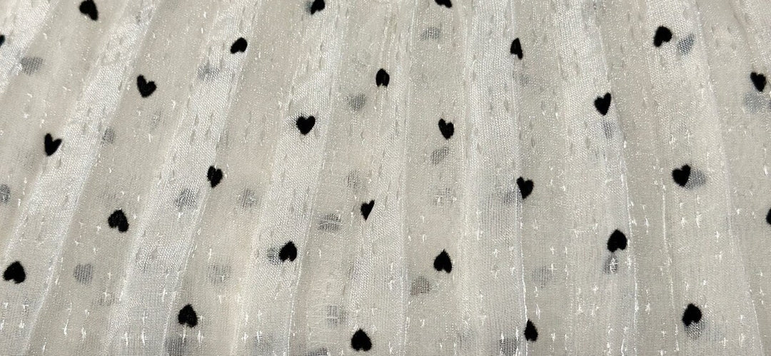 SELECTED BY KABARE - Nice - Magisk blus med små hjärtan