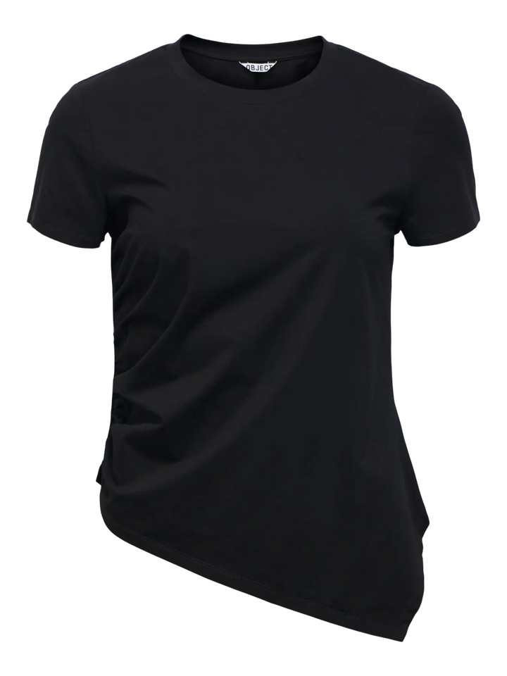 OBJECT - Belle T-shirt  - Black