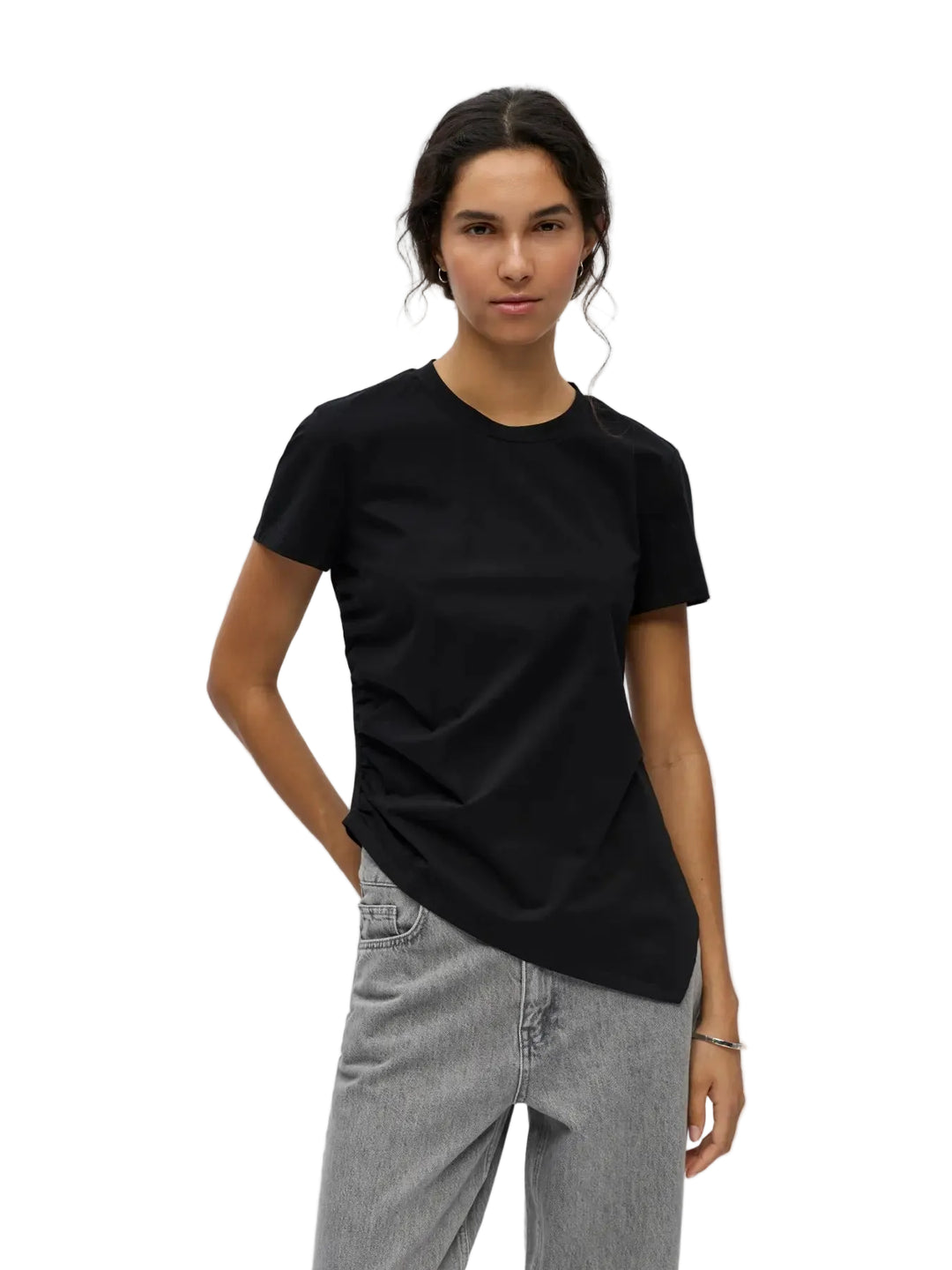OBJECT - Belle T-shirt  - Black