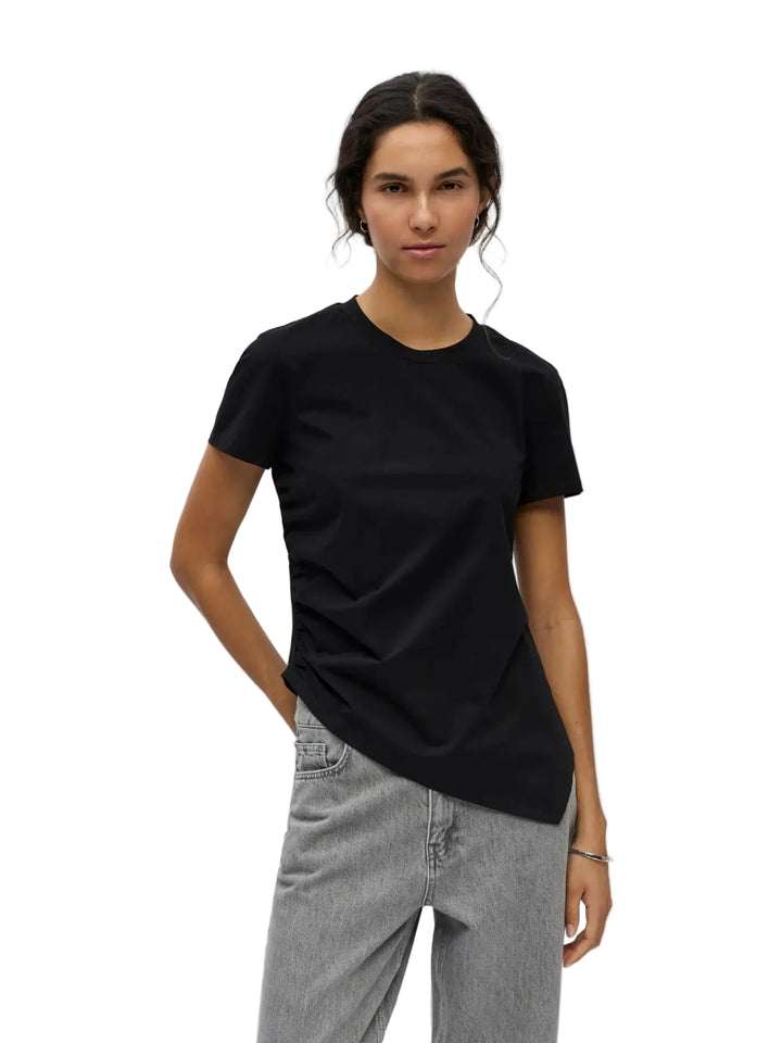 OBJECT - Belle T-shirt  - Black