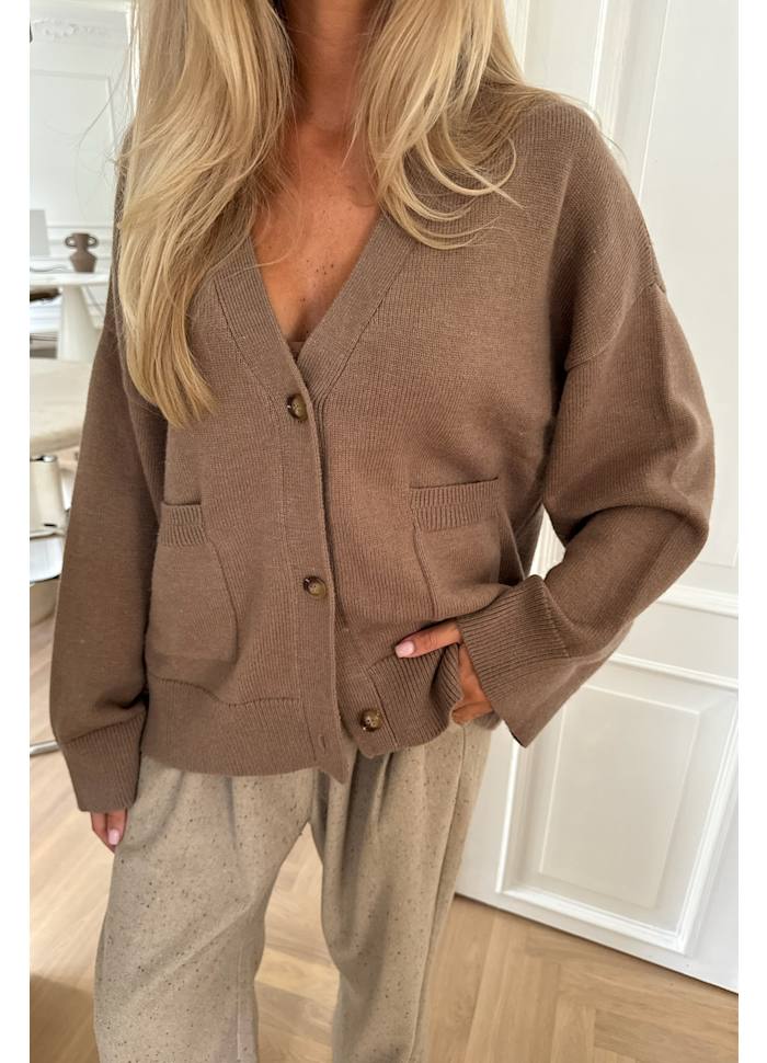 MOLLY - Cardigan - Brown