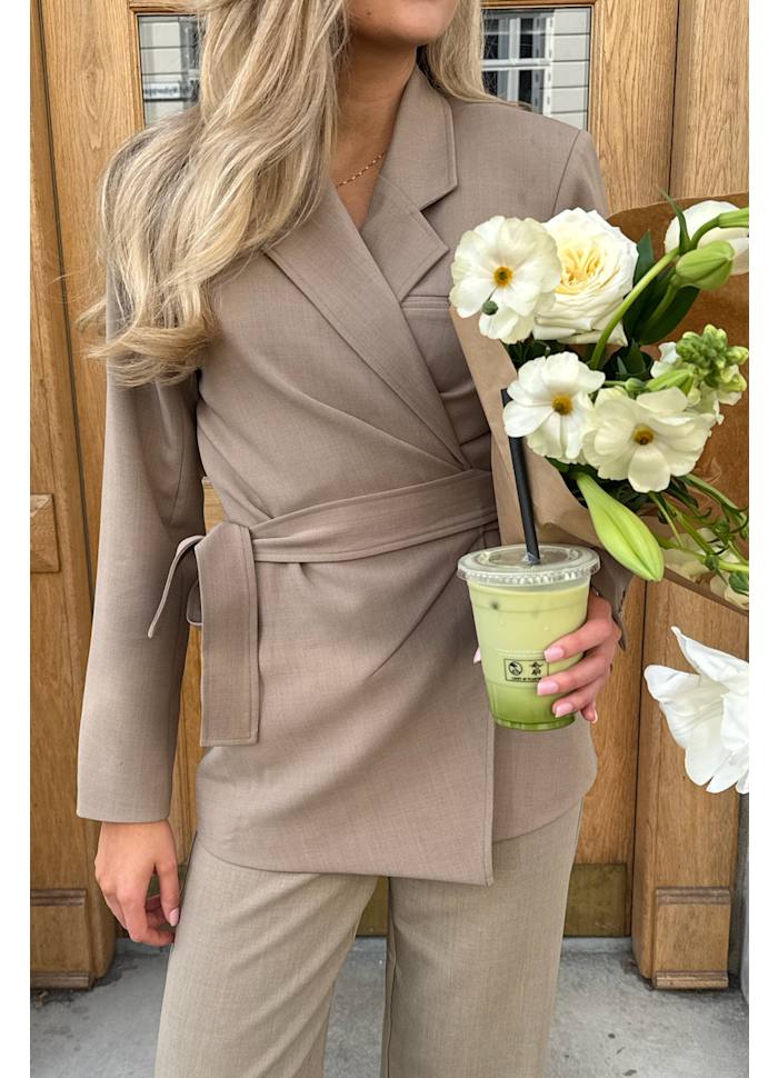 ELINAL - Blazer - Light Brown