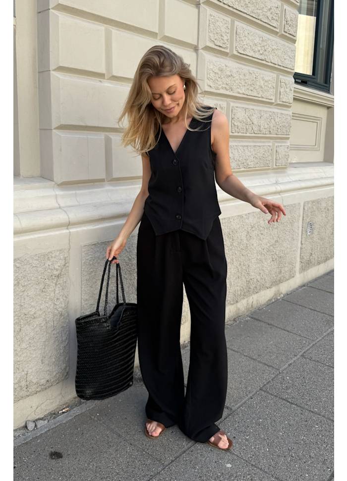 CELINAL - Pants - Black