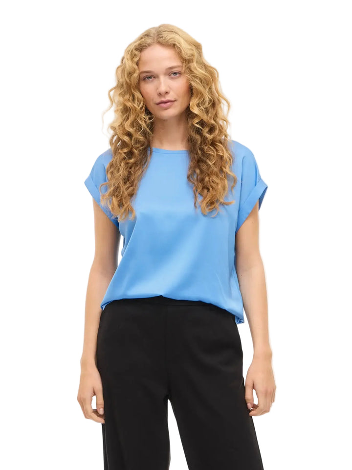 ELLETTE - Satin T-shirt - All Aboard