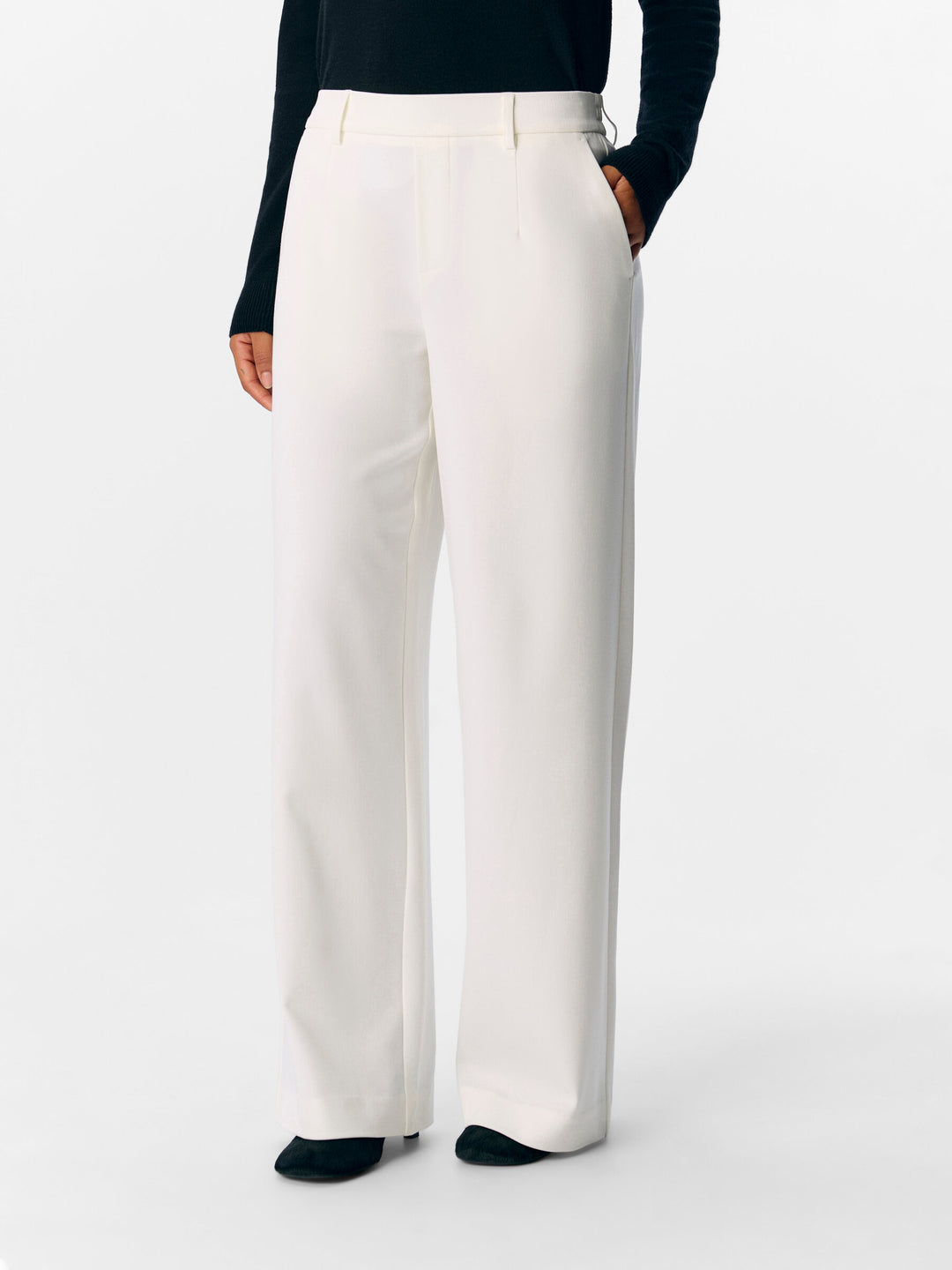 Lisa - Wide Suit Pants - Cloud