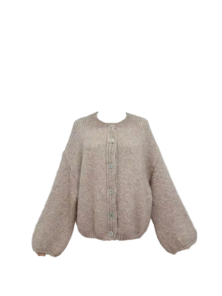 Tilda - Oversized Cardigan  - Beige