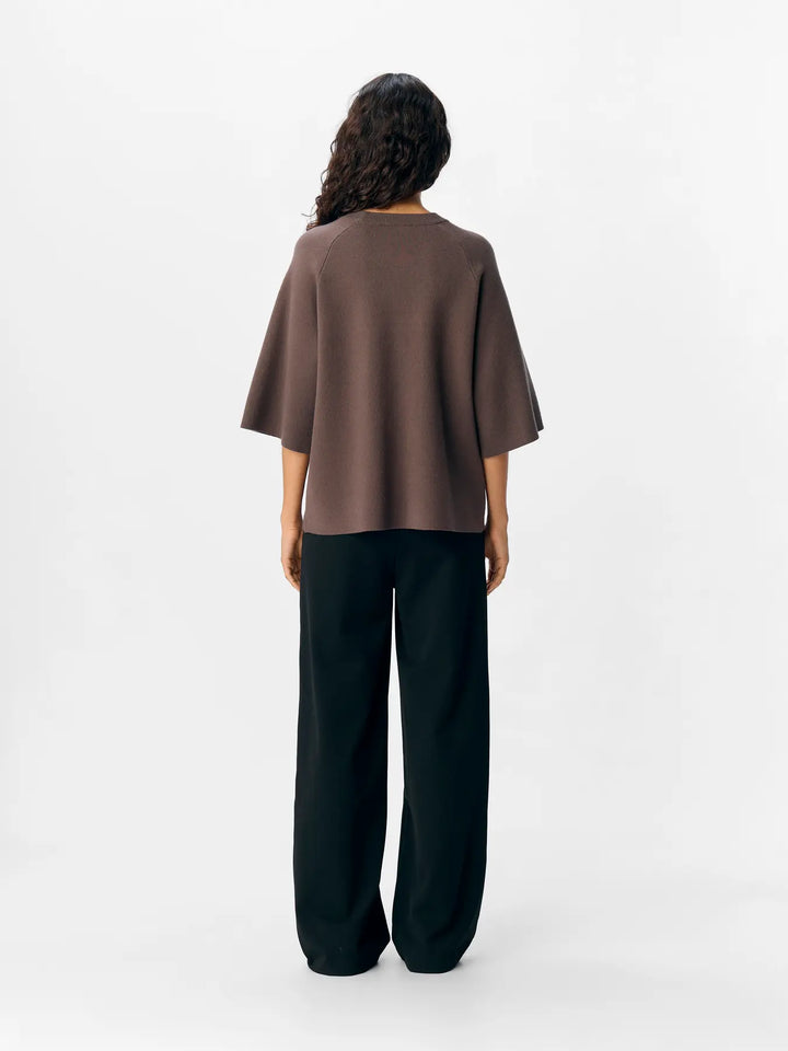 REYNARD - 2/4 Knit Pullover - Morel