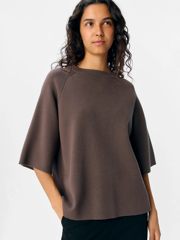 REYNARD - 2/4 Knit Pullover - Morel