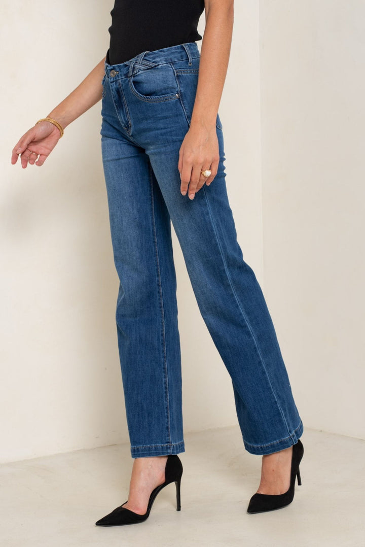 VERA - Straight Braided Jeans