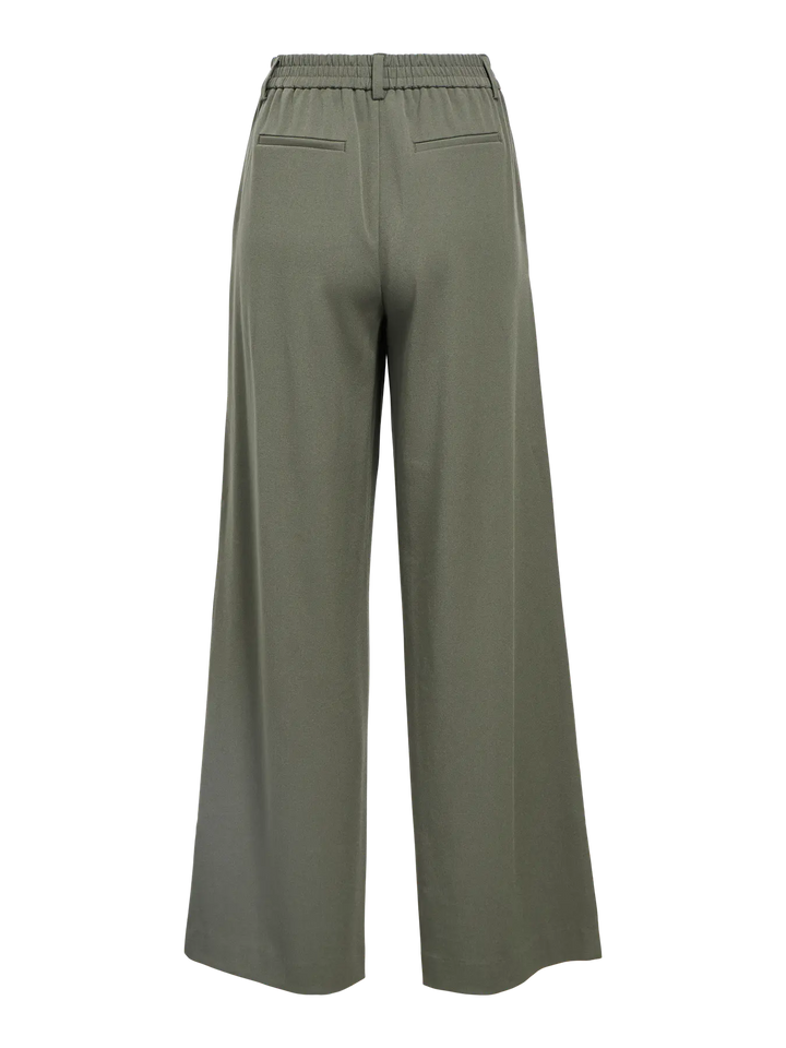 Lisa - Wide Suit Pants - Armygreen