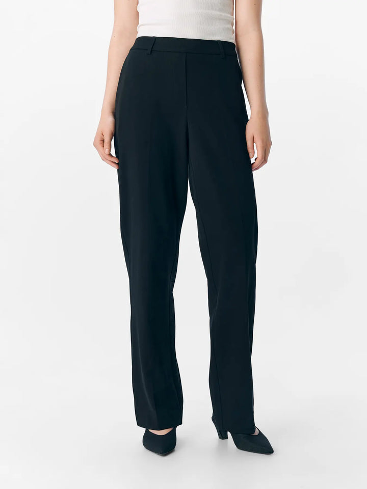 LISA - Straight Suit Pants - Black