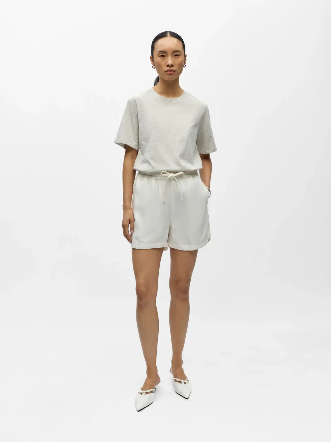 OBJECT - Frame Denim Shorts - Cloud Dancer