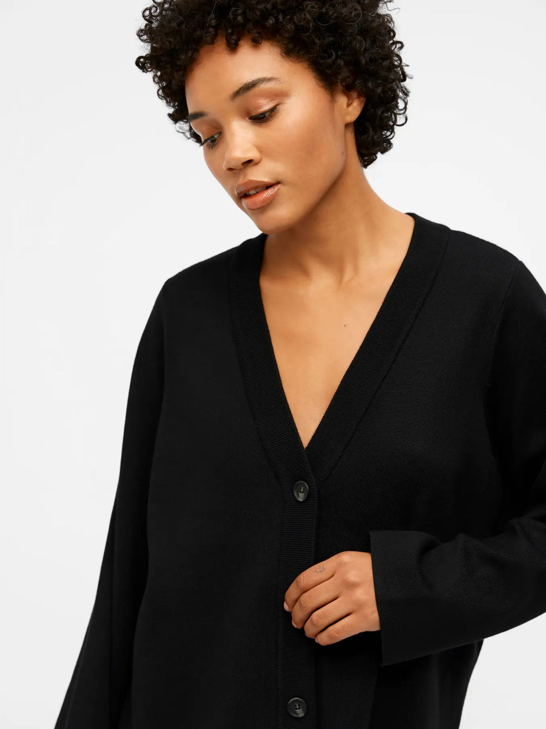 ESTER - Knit Cardigan - Black