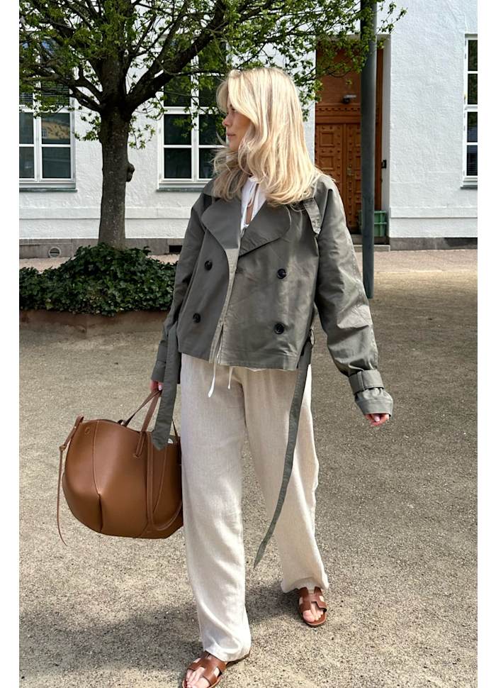 ALMA - Trenchcoat - Kakhi
