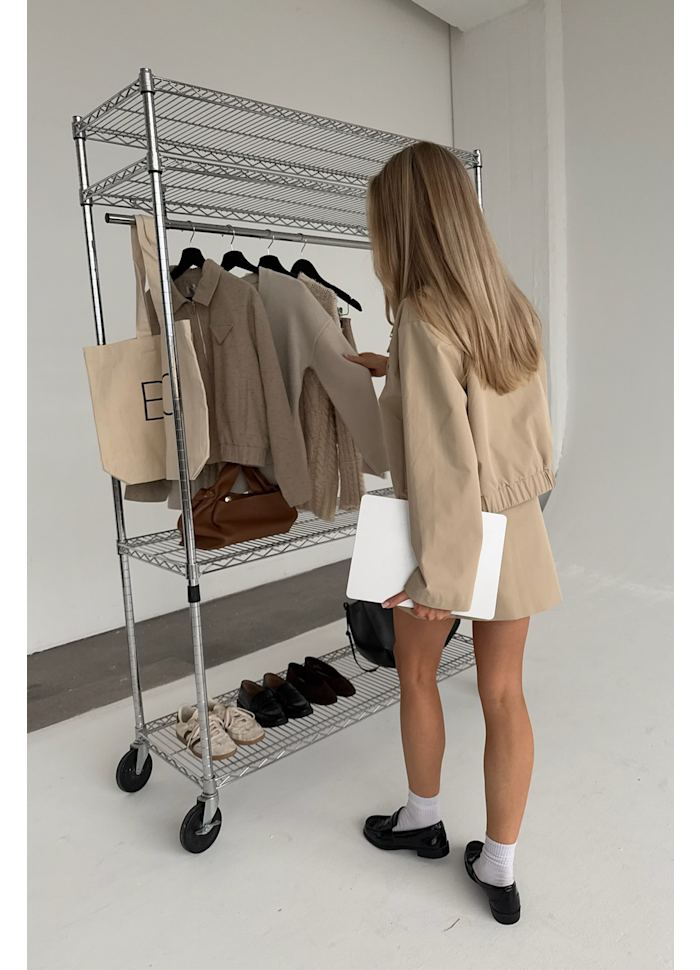 SARAHL - Bomber Jacket - Beige