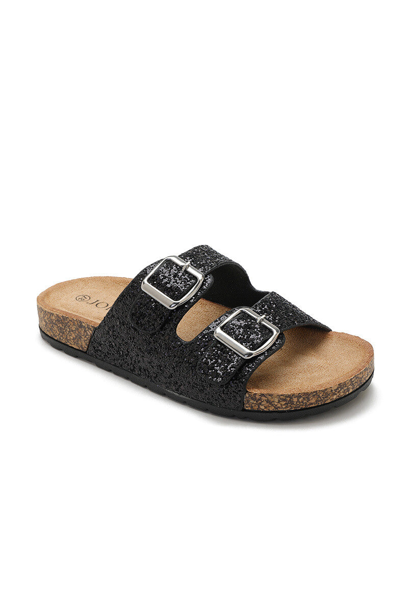 BLING - Glitter Sandal - Svart