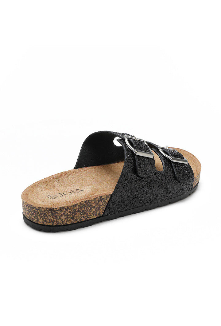 BLING - Glitter Sandal - Svart