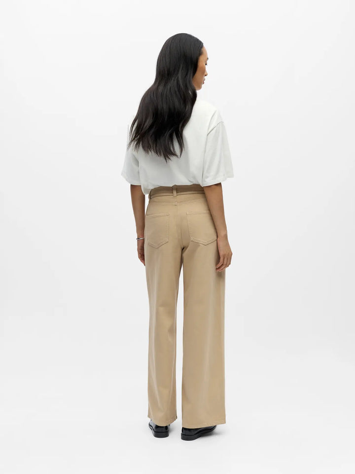 OBJECT - Rosie Wide Jeans - Beige