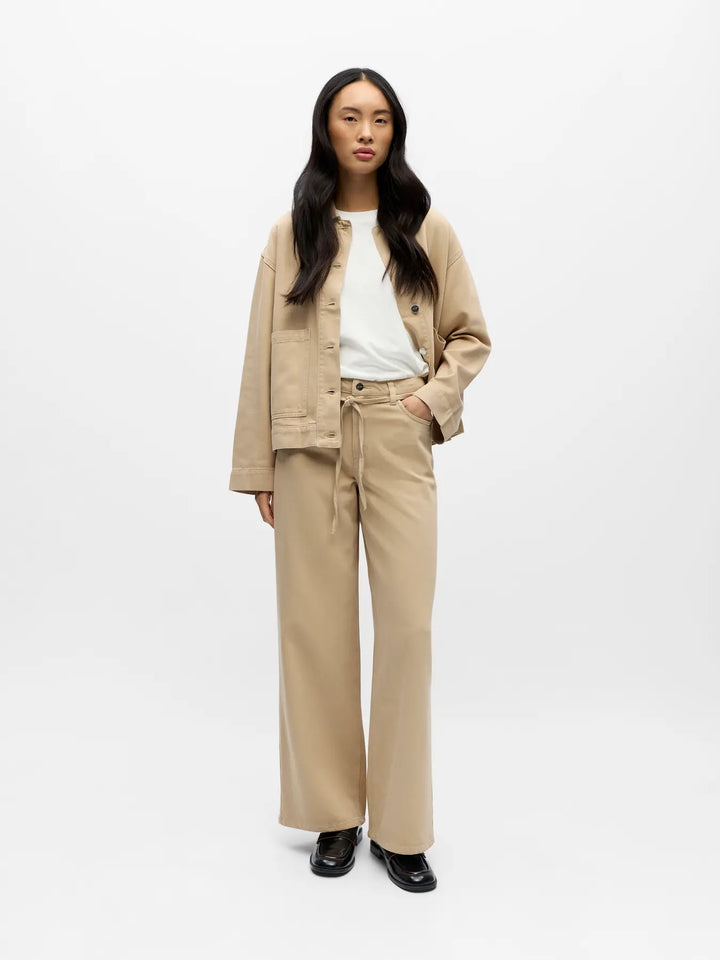 OBJECT - Rosie Wide Jeans - Beige