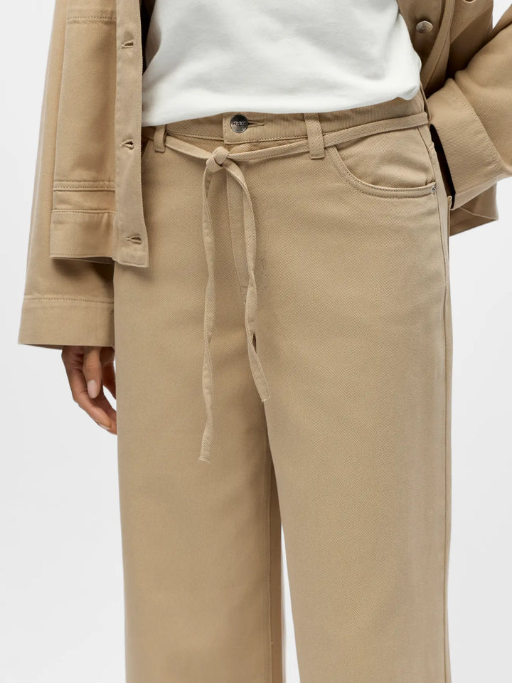 OBJECT - Rosie Wide Jeans - Beige
