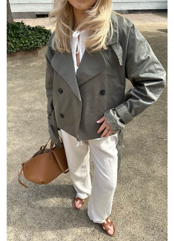ALMA - Trenchcoat - Kakhi